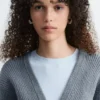 Ribbestrikket Cardigan