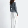 Ribbestrikket Cardigan