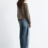 Ribbestrikket cardigan Ribbestrikket cardigan