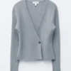 Ribbestrikket Cardigan