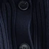 Ribbestrikket cardigan