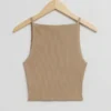 Ribbestrikket tank-top Ribbestrikket tank-top