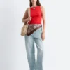 Ribbestrikket tank-top Ribbestrikket tank-top