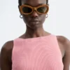Ribbestrikket tank-top Ribbestrikket tank-top