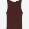 Ribbestrikket tank-top Ribbestrikket tank-top