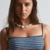 Ribbet bandeau-bikini-topp Ribbet bandeau-bikini-topp