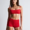 Bikinishorts med høy midje