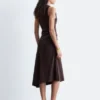 Ruche asymmetrisk midikjole Ruche asymmetrisk midikjole