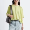 Rynket kreppbluse Rynket kreppbluse