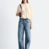 Rynket kreppbluse Rynket kreppbluse