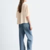 Rynket kreppbluse Rynket kreppbluse