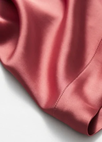 Satin-shorts med elastisk linning Satin-shorts med elastisk linning
