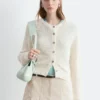 Silke-bomulls-Cardigan