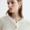 Silke-bomulls-Cardigan
