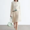 Silke-bomulls-Cardigan