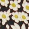 Skjorte med blomstermønster og bånd i ryggen