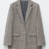Skreddersydd blazer i ullblanding Skreddersydd blazer i ullblanding