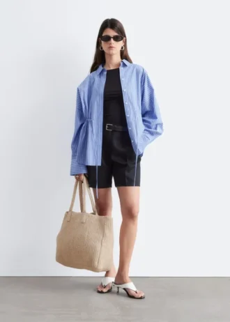 Skreddersydde linneShorts Skreddersydde linneShorts