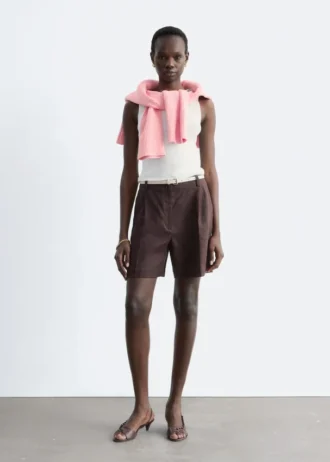 Skreddersydde linneShorts Skreddersydde linneShorts