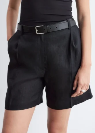 Skreddersydde linneShorts Skreddersydde linneShorts