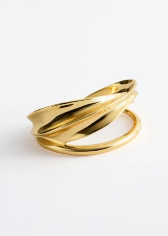 Skulpturelt mansjettarmbånd