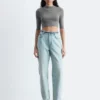 Slim-fit kort T-skjorte