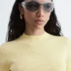 Slim-fit kort T-skjorte