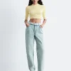 Slim-fit kort T-skjorte
