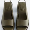 Slingback-sandaler i nappaskinn Slingback-sandaler i nappaskinn
