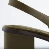 Slingback-sandaler i nappaskinn Slingback-sandaler i nappaskinn