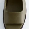 Slingback-sandaler i nappaskinn Slingback-sandaler i nappaskinn