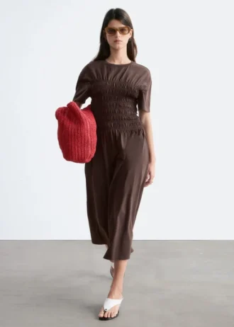 Smocked Midikjole