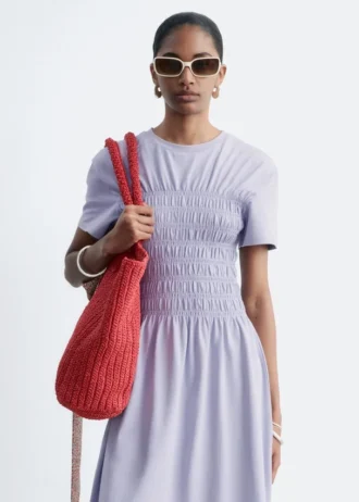 Smocked Midikjole Smocked Midikjole