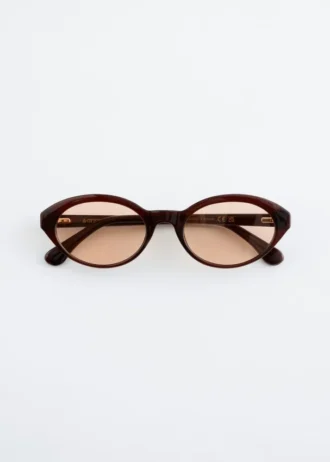 Solbriller med oval ramme