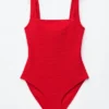 Strandkjole med strukturert sløyfe