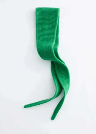 Strikkeskjerf i uld