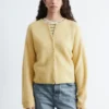 Strikket cardigan i alpakablanding Strikket cardigan i alpakablanding
