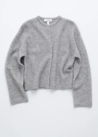 Strikket cardigan i alpakablanding