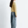 Strikket cardigan i alpakablanding Strikket cardigan i alpakablanding