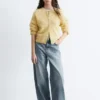 Strikket cardigan i alpakablanding Strikket cardigan i alpakablanding