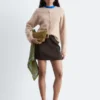 Strikket cardigan i alpakablanding Strikket cardigan i alpakablanding