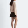 Strikket cardigan i alpakablanding Strikket cardigan i alpakablanding