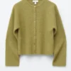 Strikket cardigan i alpakablanding Strikket cardigan i alpakablanding