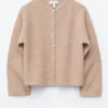 Strikket cardigan i alpakablanding Strikket cardigan i alpakablanding