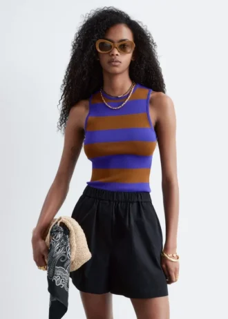 Strikket tank-top