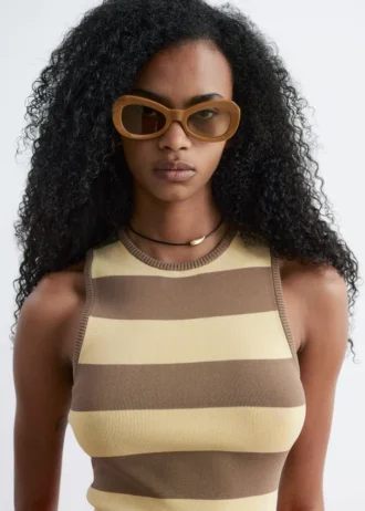 Strikket tank-top