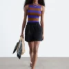 Strikket tank-top