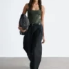 Strikket tank-top