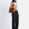 Strikket tank-top med rund hals Strikket tank-top med rund hals