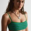 Stripet bikinitopp
